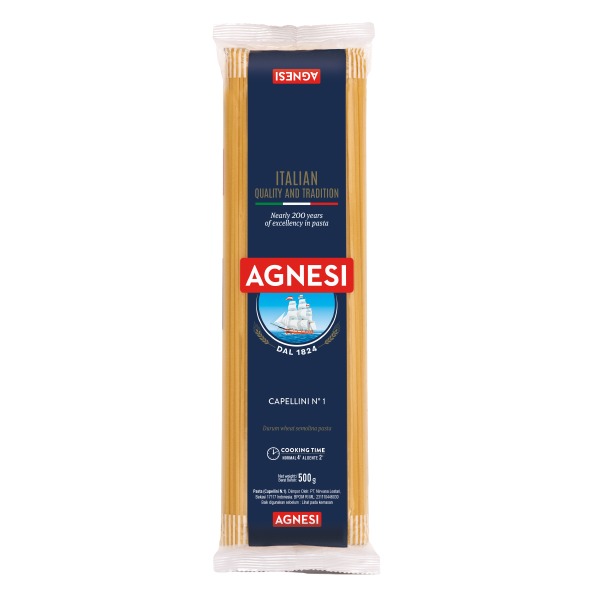 Agnesi Capellini pasta 500g, , large